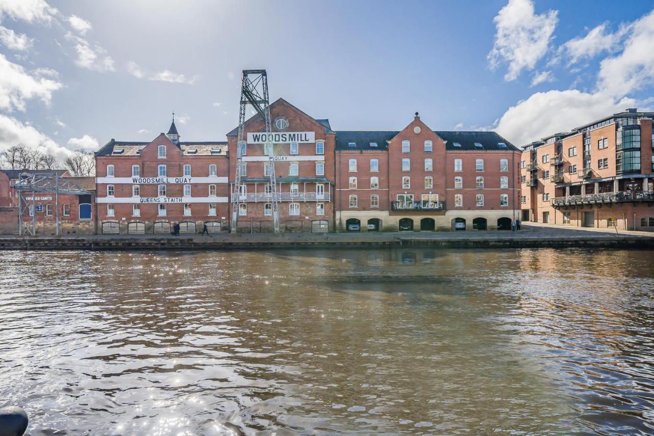 Woodsmill Quay Riverside Apartment - Heart Of York Extérieur photo
